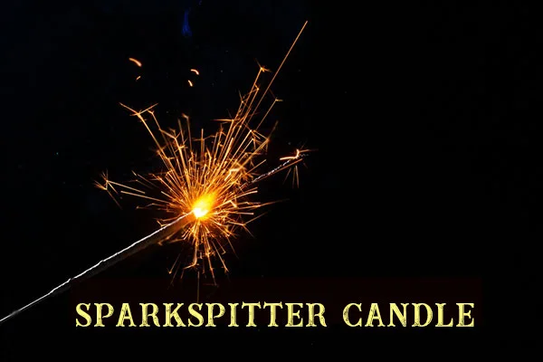 Sparkspitter Candle