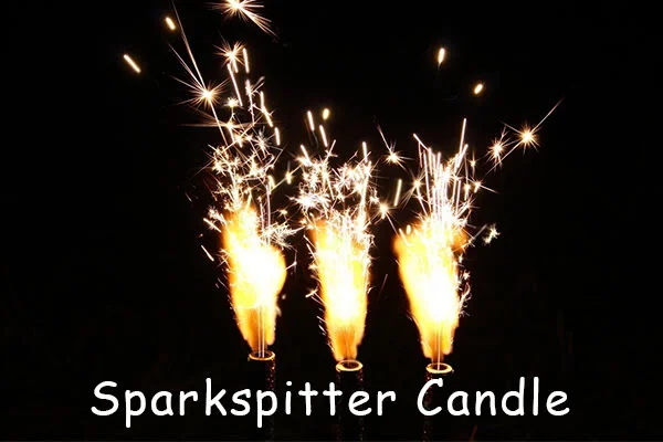 Sparkspitter Candle