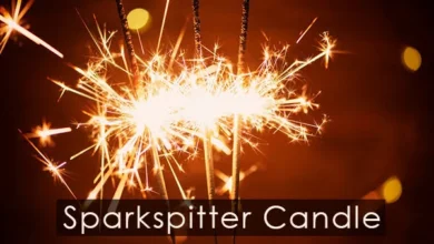 Sparkspitter Candle