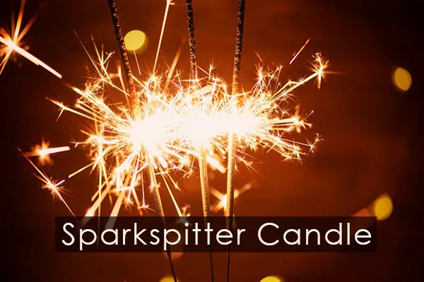 Sparkspitter Candle