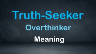 truth-seeker overthinker meaning
